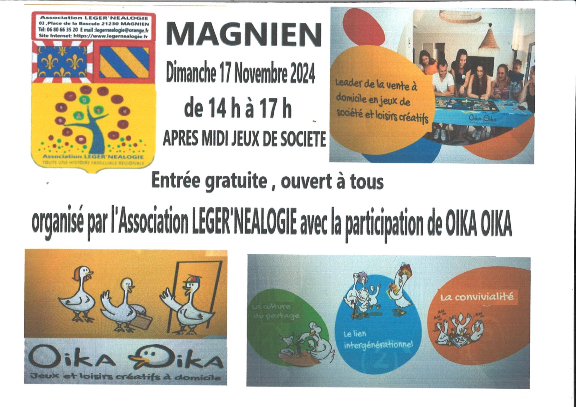 Affiche legernealogie 17 nov 24