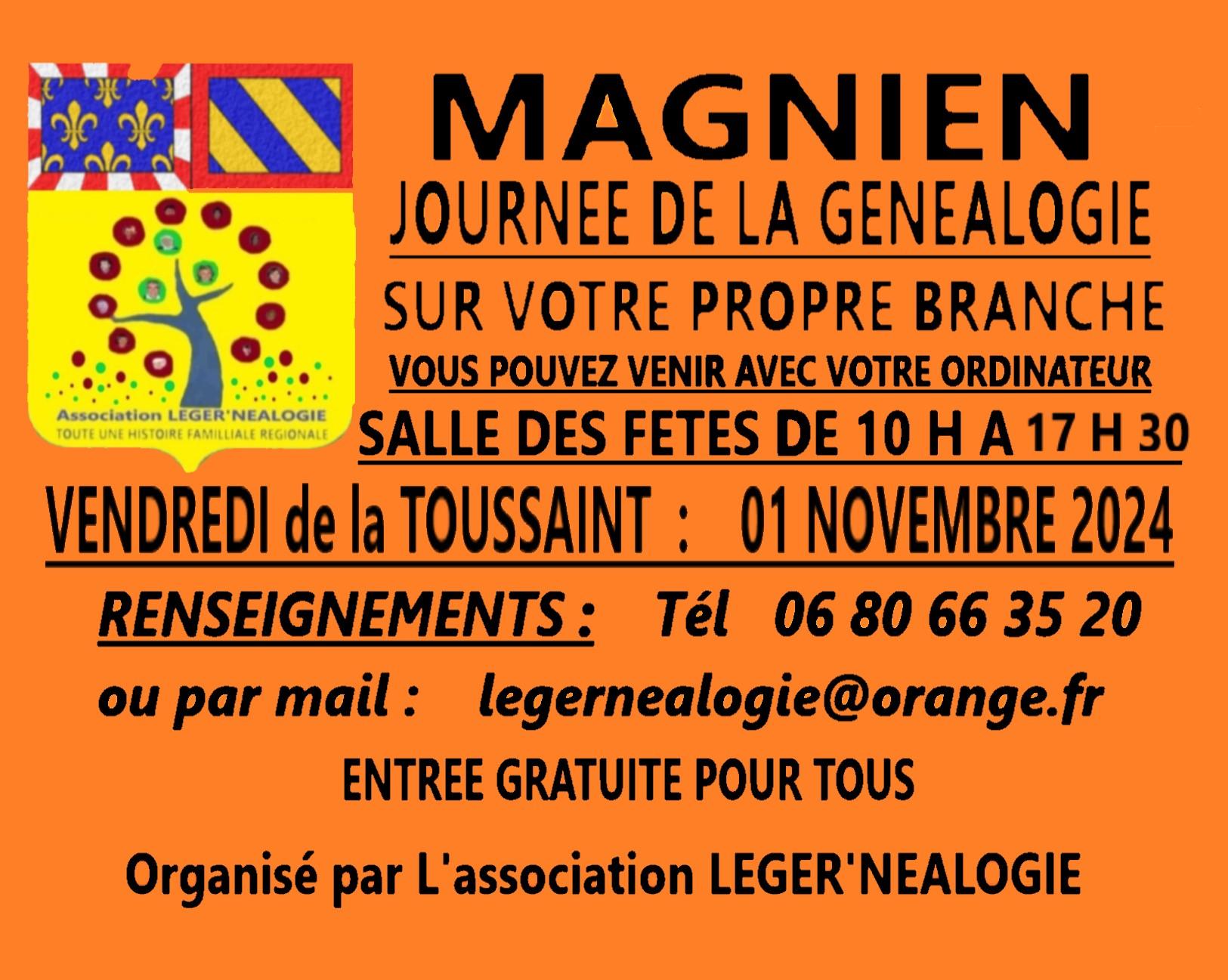 Journee genealogique du 1 novembre