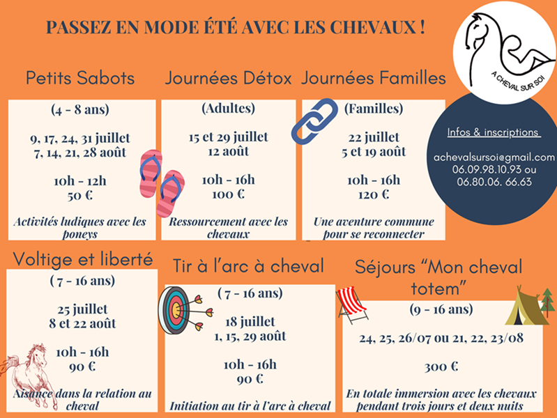 Programme ete 2024 a cheval sur soi